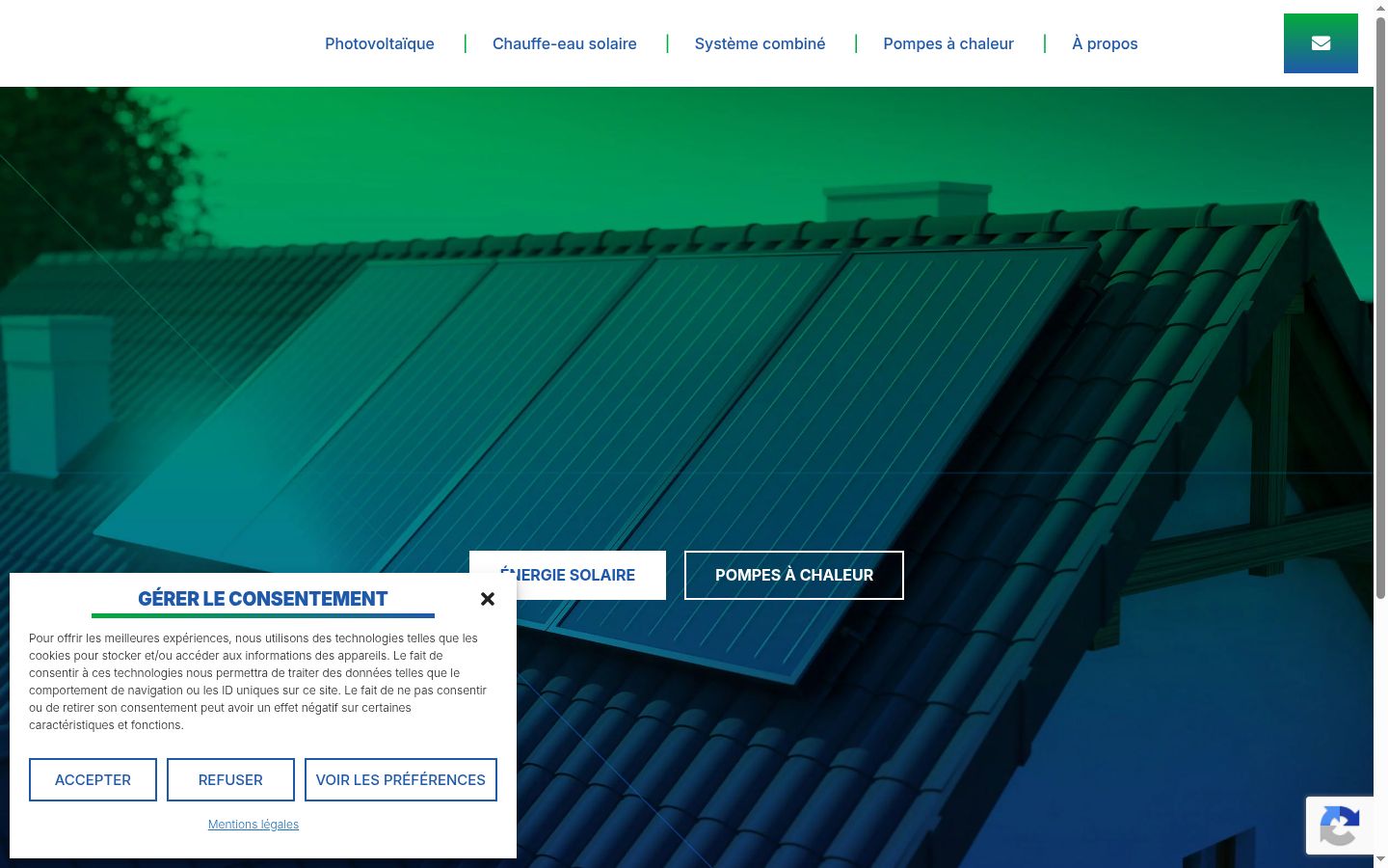 Screenshot tal-banner tal-kunsens muri qabel kwalunkwe interazzjoni