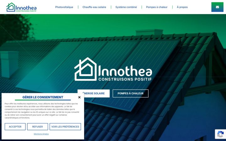 Screenshot of innothea.fr