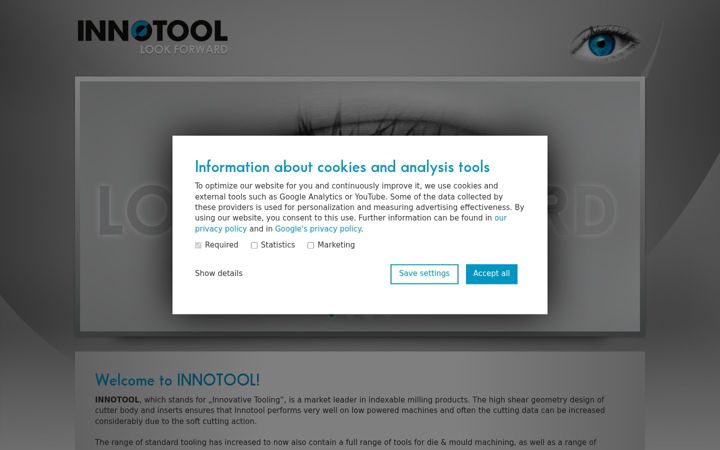 Screenshot of innotool.de