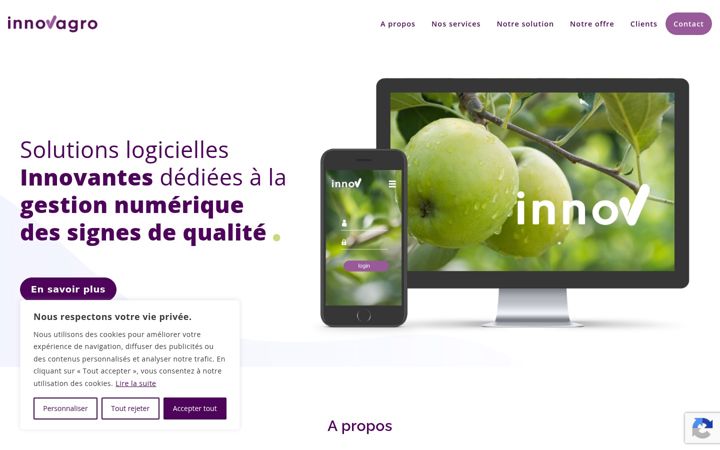 Screenshot of innov-agro.eu