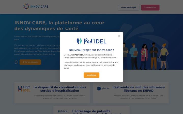 Screenshot of innov-care.fr
