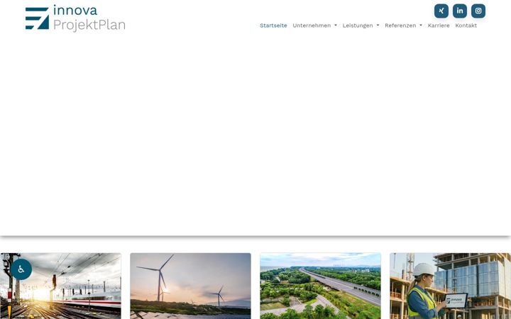 Screenshot of innova-projektplan.de