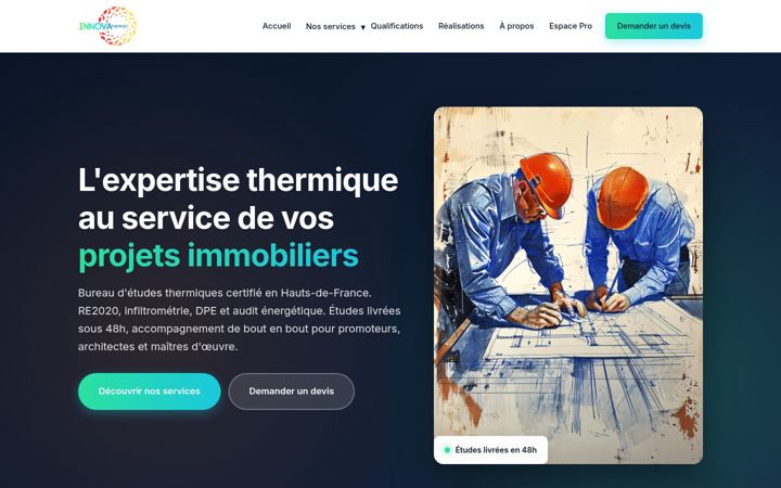 Screenshot of innova-thermic.com