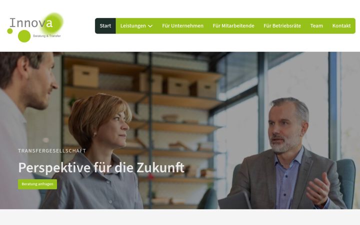 Screenshot of innova-transfer.de