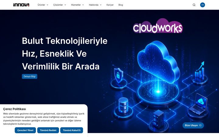 Screenshot of innova.com.tr