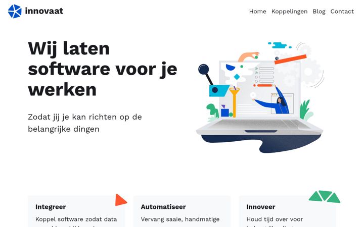Screenshot of innovaat.nl