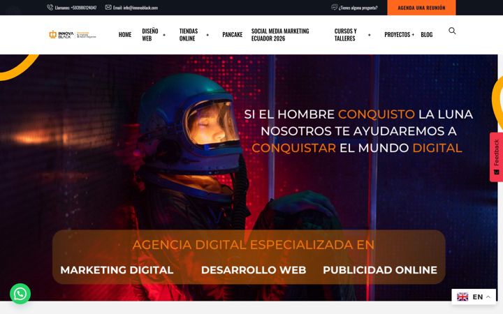 Screenshot of innovablack.com