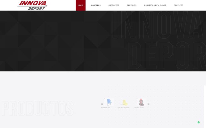 Capture d'écran de innovadeport.com