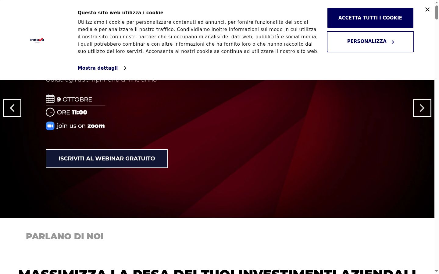 Sutikimo reklamjuostės, rodytos prieš bet kokią sąveiką, ekrano kopija