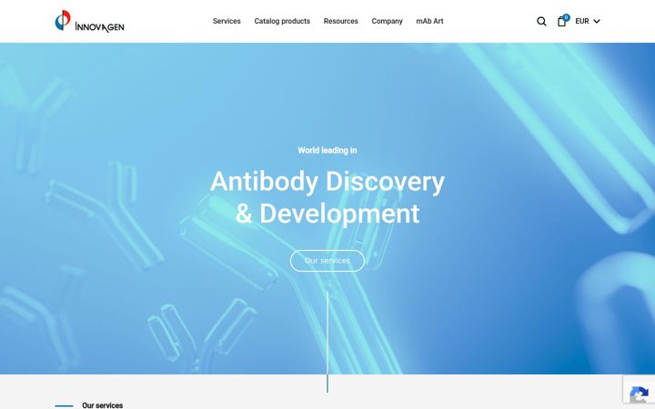 Screenshot of innovagen.com