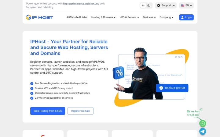 Screenshot of innovahosting.net