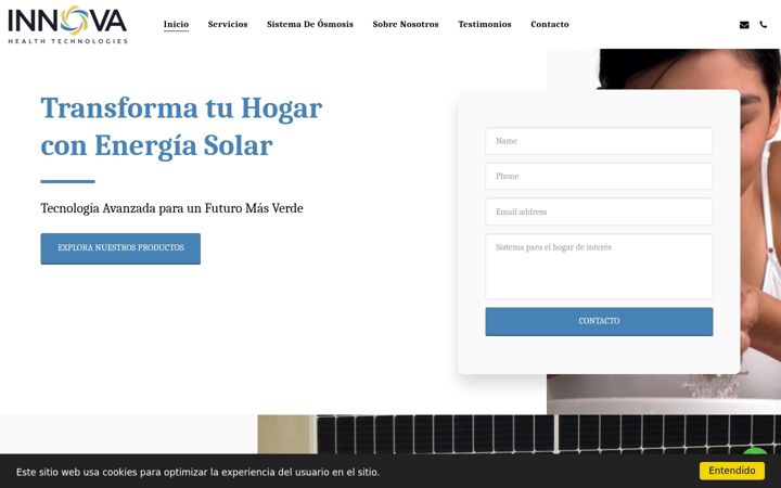 Screenshot of innovahtgroup.com