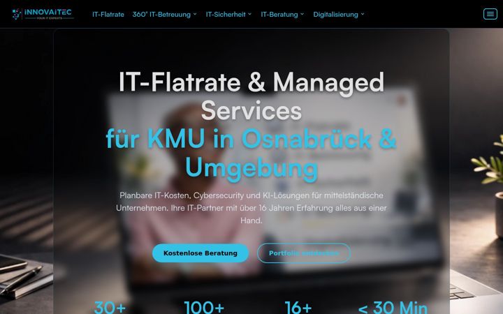 Screenshot of innovaitec.de