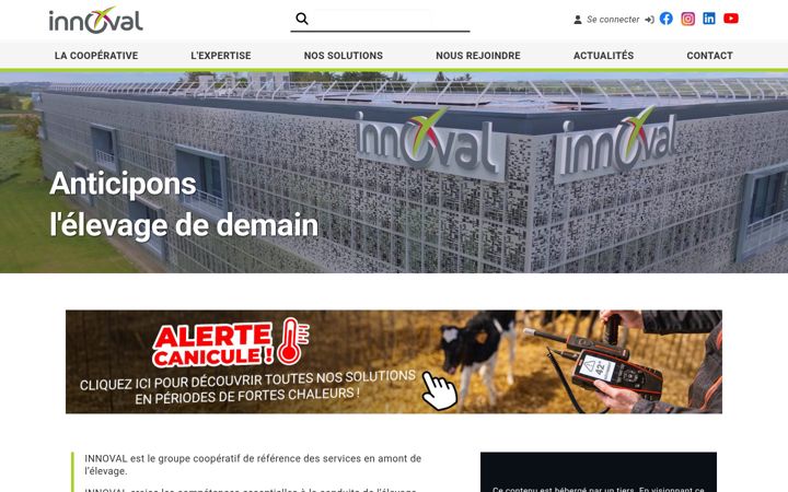 Screenshot of innoval.com