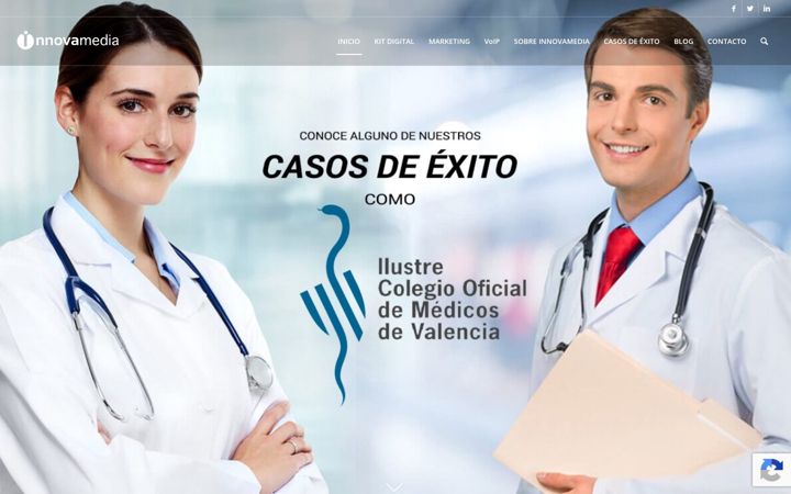 Screenshot of innovamediaconsultores.com