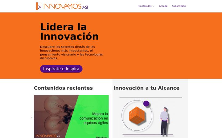 Screenshot of innovamosasi.com