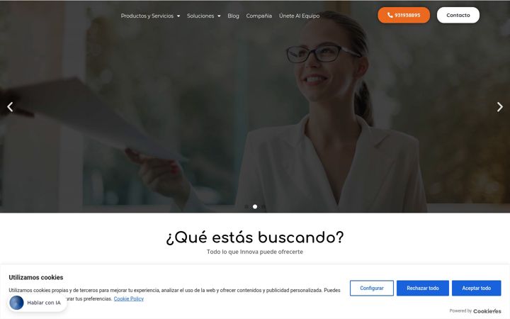 Screenshot of innovaoffice.es