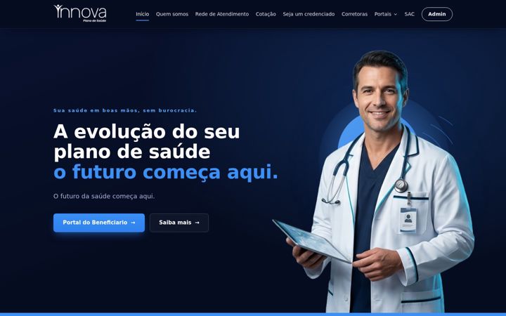Screenshot of innovaoperadora.com.br