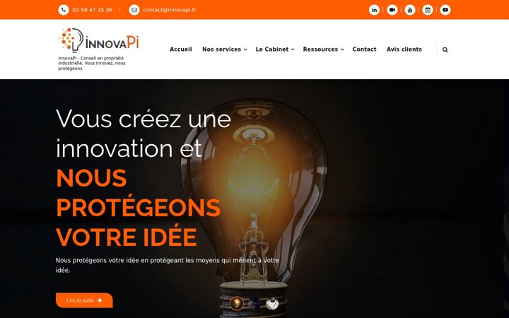 Screenshot of innovapi.fr