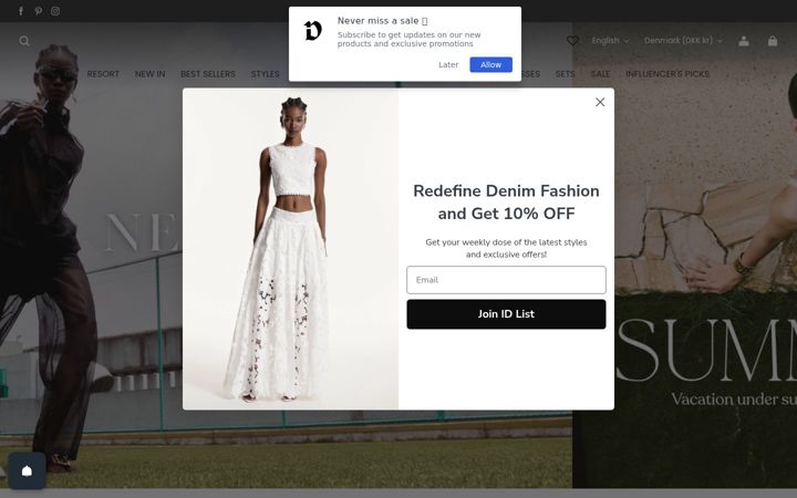 Screenshot of innovaredenim.com