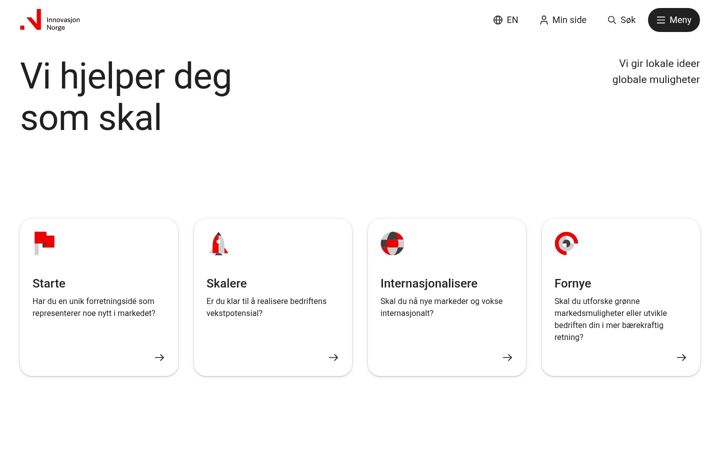Screenshot of innovasjonnorge.no
