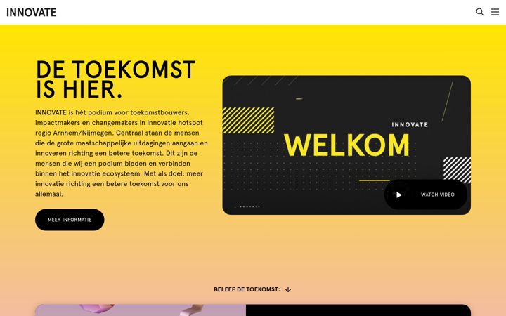 Screenshot of innovate.community
