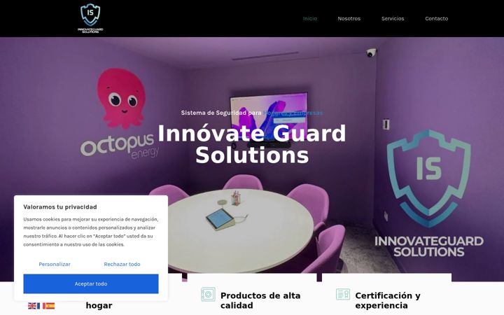 Screenshot of innovateguard.es