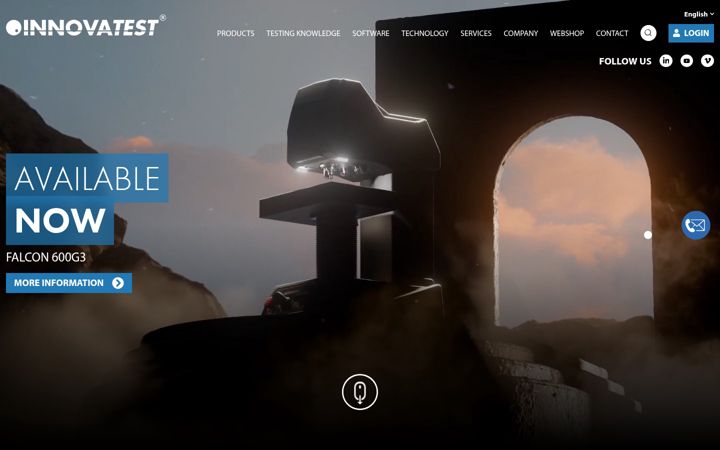 Screenshot of innovatest-europe.com