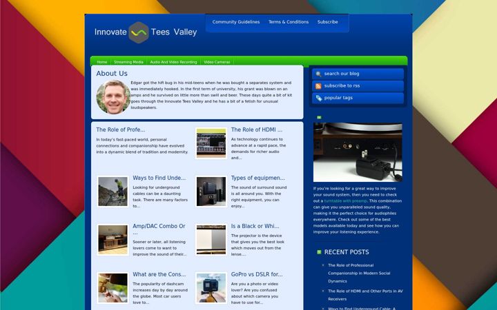 Screenshot of innovateteesvalley.co.uk