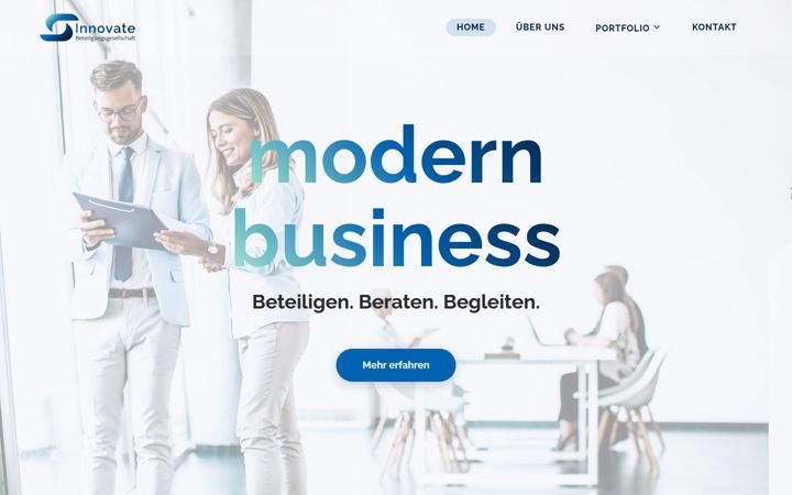 Kuvakaappaus sivustosta innovateweb.eu