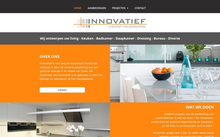 Screenshot of innovatief-bv.be