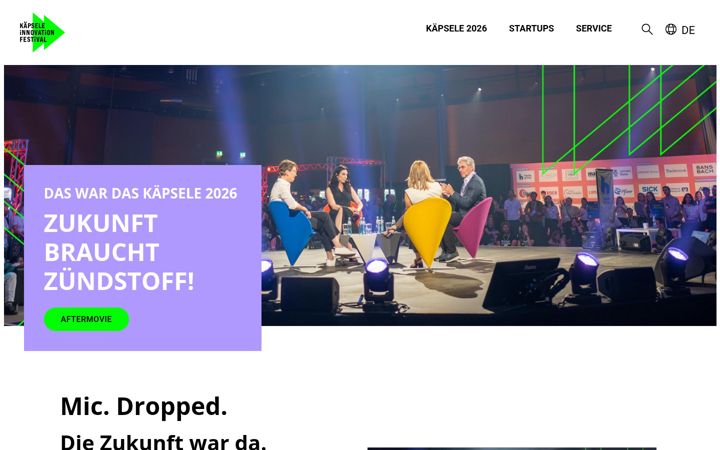 Screenshot of innovation-festival.de
