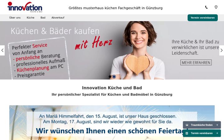 Screenshot of innovation-kuecheundbad.de