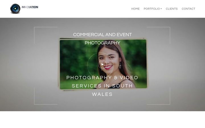 Screenshot of innovation-photography.co.uk