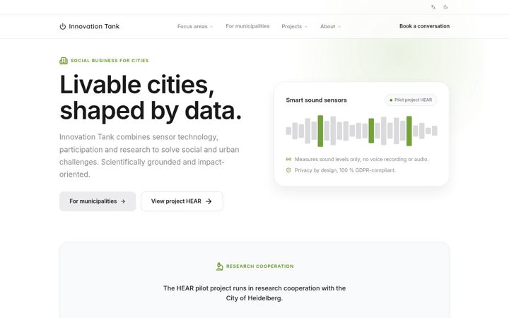 Screenshot of innovation-tank.de