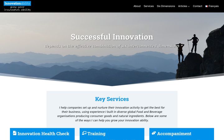 Screenshot of innovationability.com