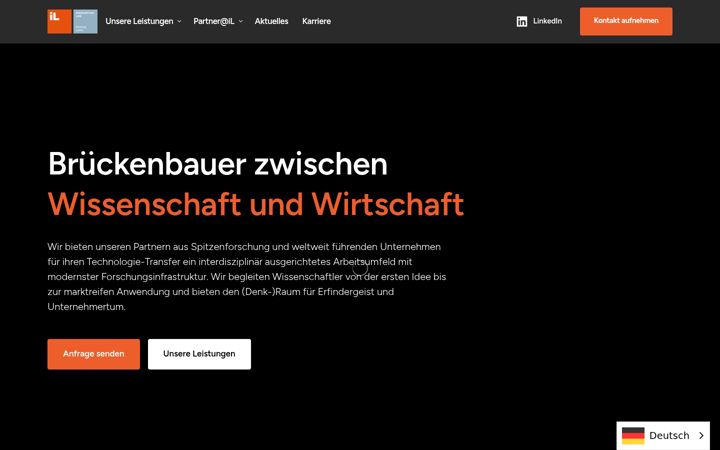 Screenshot of innovationlab.de