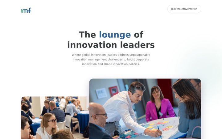 Screenshot of innovationmanagementforum.com