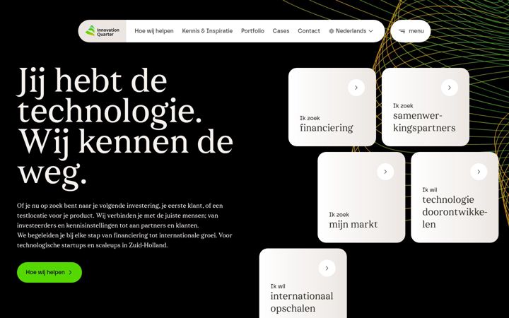Screenshot of innovationquarter.nl