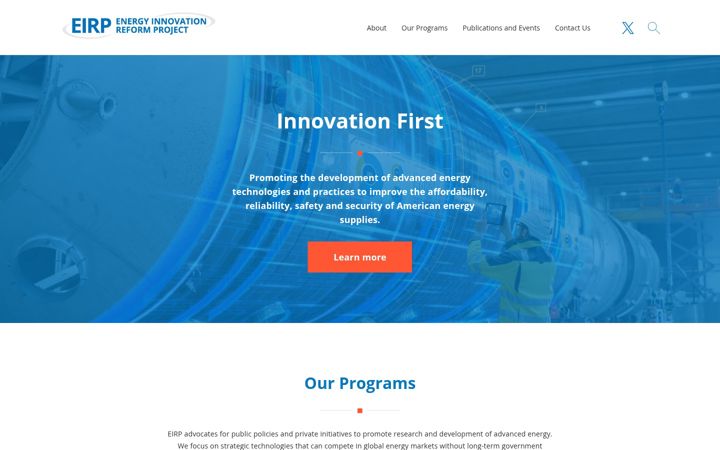 Screenshot of innovationreform.org