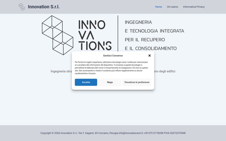 Screenshot of innovationssrl.com
