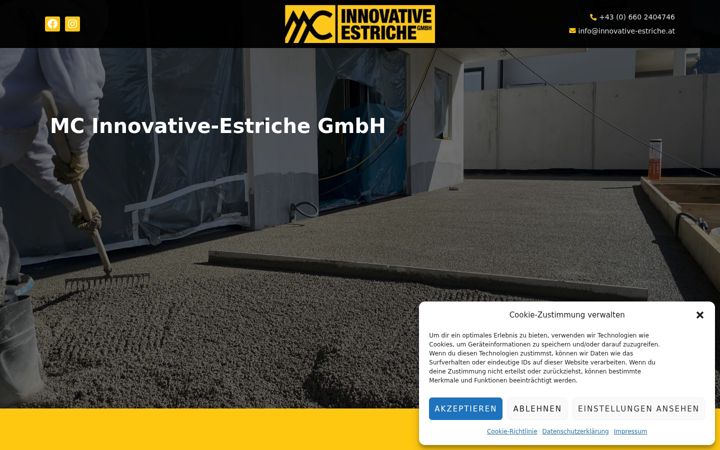 Screenshot of innovative-estriche.at