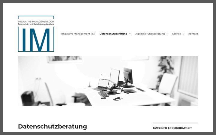 Screenshot ta' innovative-management.com