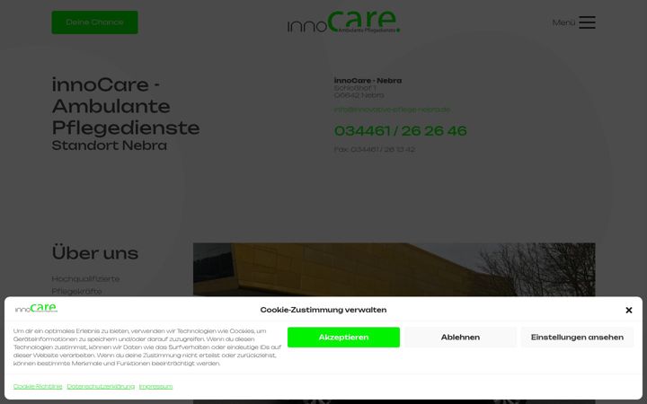 Screenshot of innovative-pflege-nebra.de