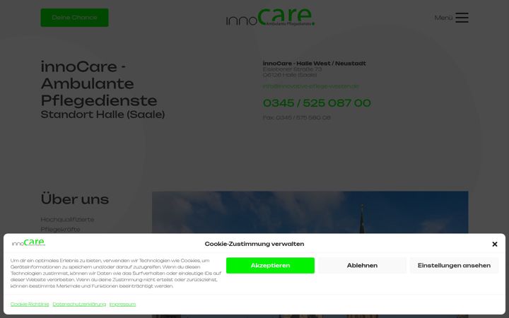 Screenshot of innovative-pflege-westen.de