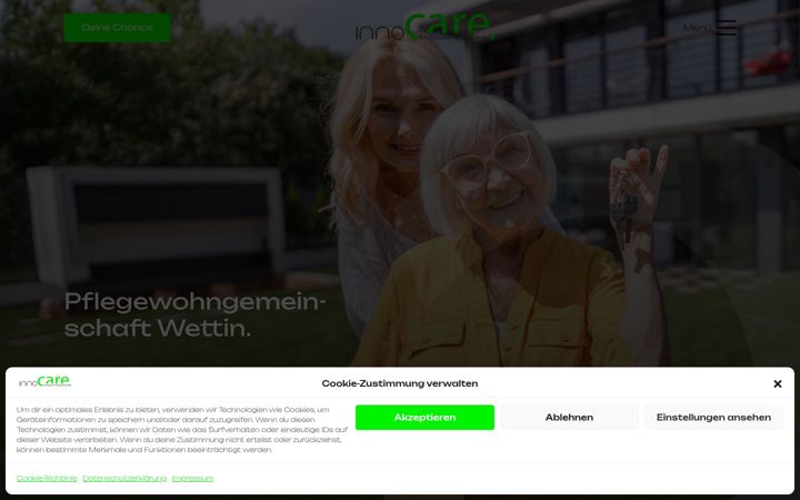 Screenshot of innovative-pflege-wohnen.de