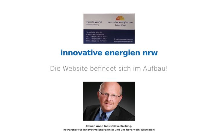 Skærmbillede af innovativeenergien.de
