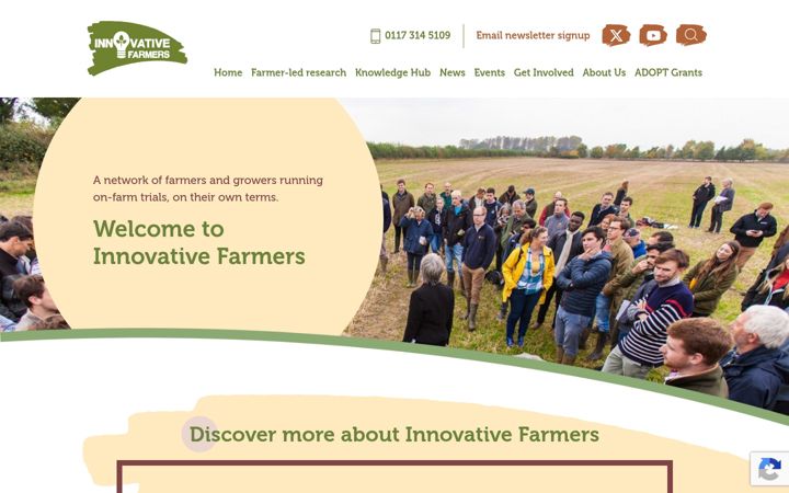 Screenshot of innovativefarmers.org