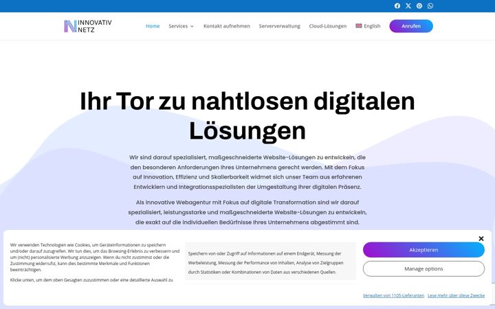 Screenshot of innovativnetz.de