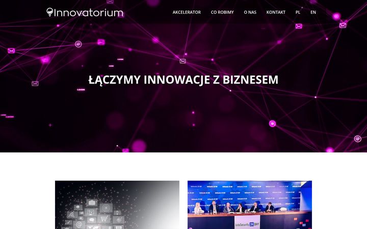 Screenshot of innovatorium.eu
